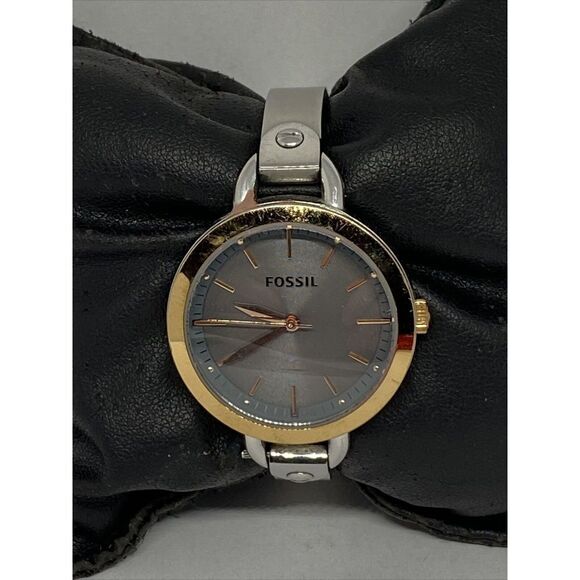 Fossil BQ3136 Womens Silver Stainless Steel Analog Dial Quartz Wrist Watch WO591 - Picture 3 of 12